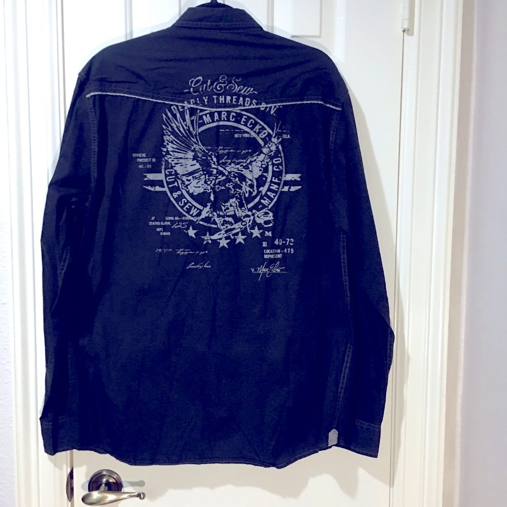 Marc Ecko Cut & Sew Snap Button shit
